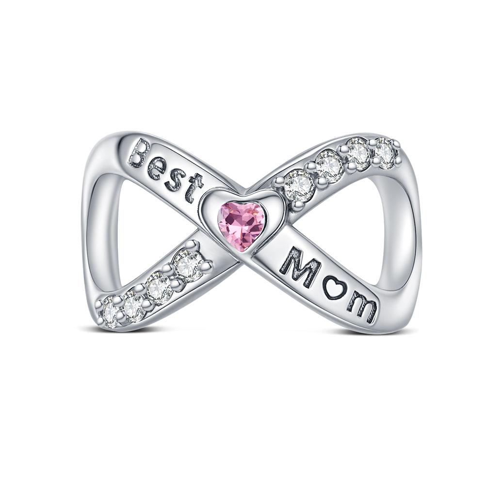 Copper Cute Car Bead Robot Charm Pink Pendant Fit Original Bracelet For Women Diy Fashion Jewelry Love Gift Elegant