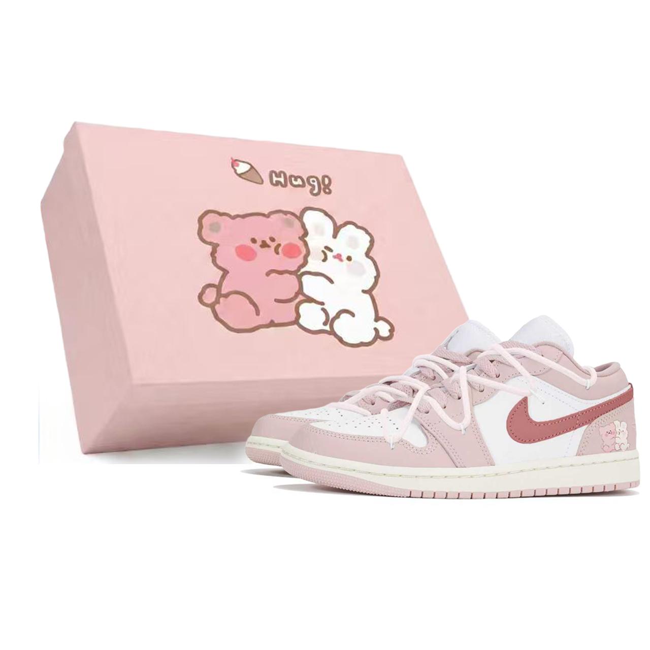 

Jordan Air Jordan 1 Abrasion Resistant Abrasion Resistant Low top Vintage Basketball Shoes Women s Pink White DC0774-162(Team210-SBOX) 40