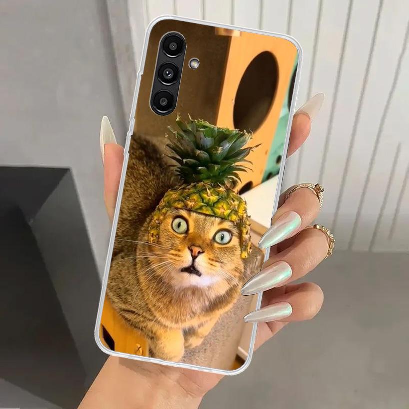 

Pet Cat Funny Memes Phone Case for Samsung Galaxy A17 A16 A37 A26 A36 A57 A56 A15 A25 A35 A55 A14 A24 A34 A54 A13 A23 A33 A53 Ga Samsung A13