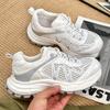 Thin Mesh Breathable Thick-soled Dad Shoes Women's New Thick-soled Lightweight Outdoor Running Casual Sports Shoes Tide