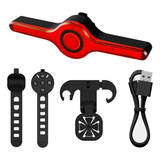 

Задний фонарь для велосипеда, водонепроницаемый, с дистанционным управлением, указатель поворота, перезаряжаемый через USB, для горного шоссе