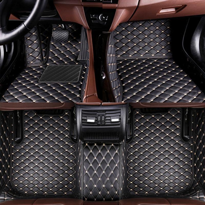 For BMW E65 E66 E67 F01 F02 F03 F04 G11 G12 7ER 2000- Car Floor Mats Special Leather Carpet Car Accessories