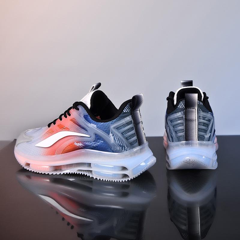 New spring casual running air cushion shock absorption and heightening sports dad summer shoes