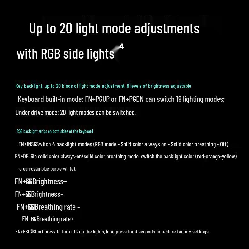 Rapoo V500PRO 104-Key Wired Backlit Mechanical Keyboard