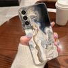 Sandstone Marble Pattern Phone Case For Samsung Galaxy S26 S25 S24 S23 Ultra S22 Plus S24 S21 FE S25 Edge Clear TPU Soft Cover