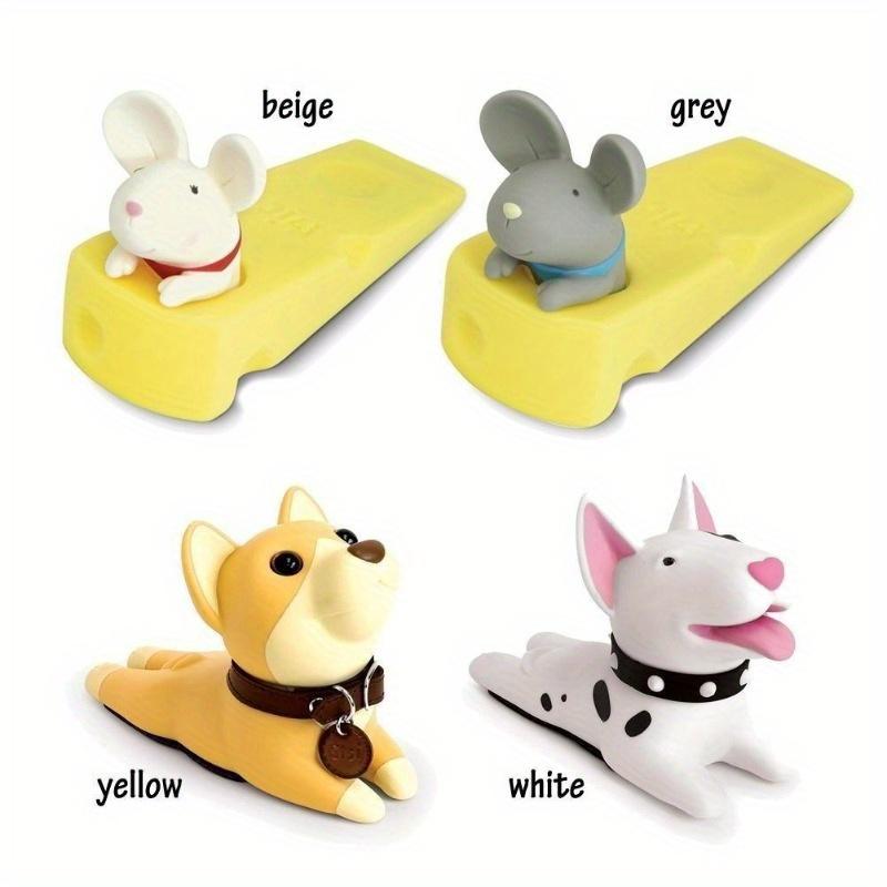 Creative Cartoon Dogs Mouse Gate Stopper Rubber Baby Child Safety Door Stopper Impact Proof Noise Reduction