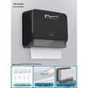 Aige Frosted Black Wall-Mounted Tissue Dispenser