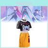 Kpop Demon Hunters Cosplay Costume For Stage Performance In Polyester Material