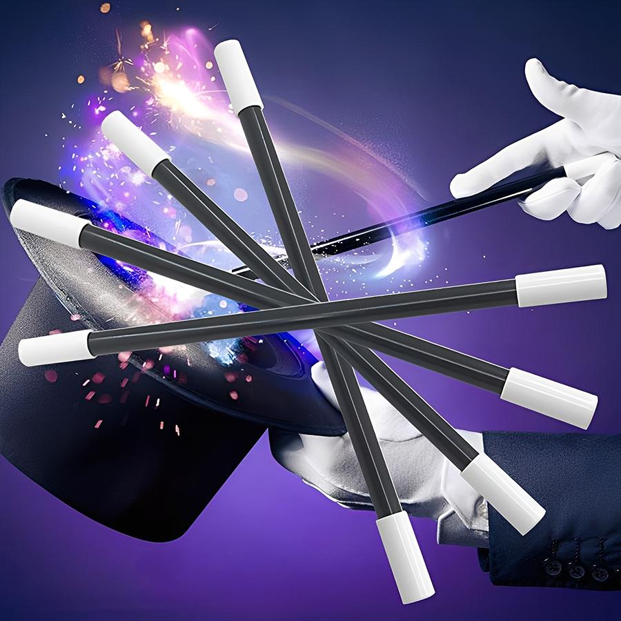 1-5pcs 24.5cm Automatic Rising Magic Wand - Easy to Master, Perfect for Stage/Close-Up/Family Party Magic Props