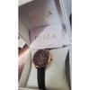 Used [FURLA] Furla Ladies Watch Black X Rose Gold