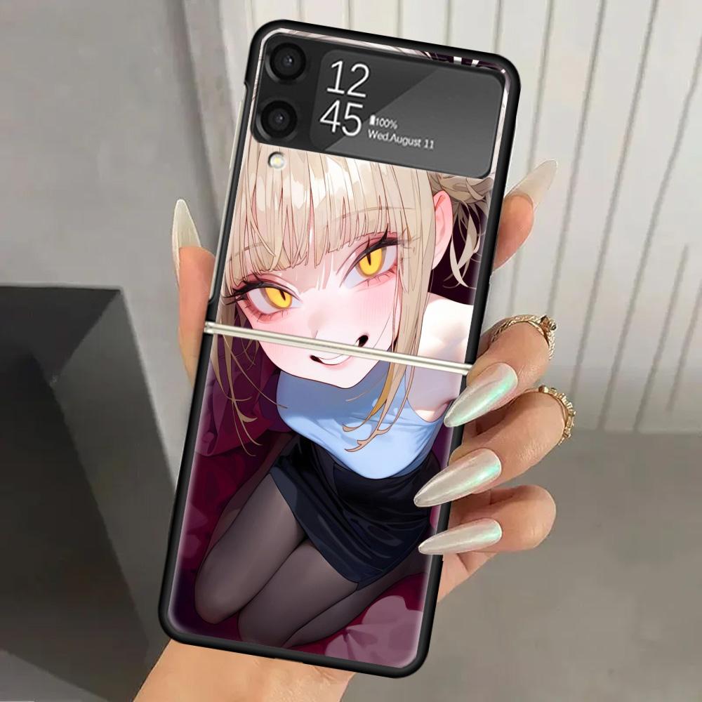 

Himiko Toga My Hero Модный Жесткий ПК Задний Чехол для Телефона для Samsung Galaxy ZFlip 7 6 5 Z Flip 4 ZFlip7 Z Flip6 5G ZFlip4 Flip3 Zflip Samsung Z Flip 5