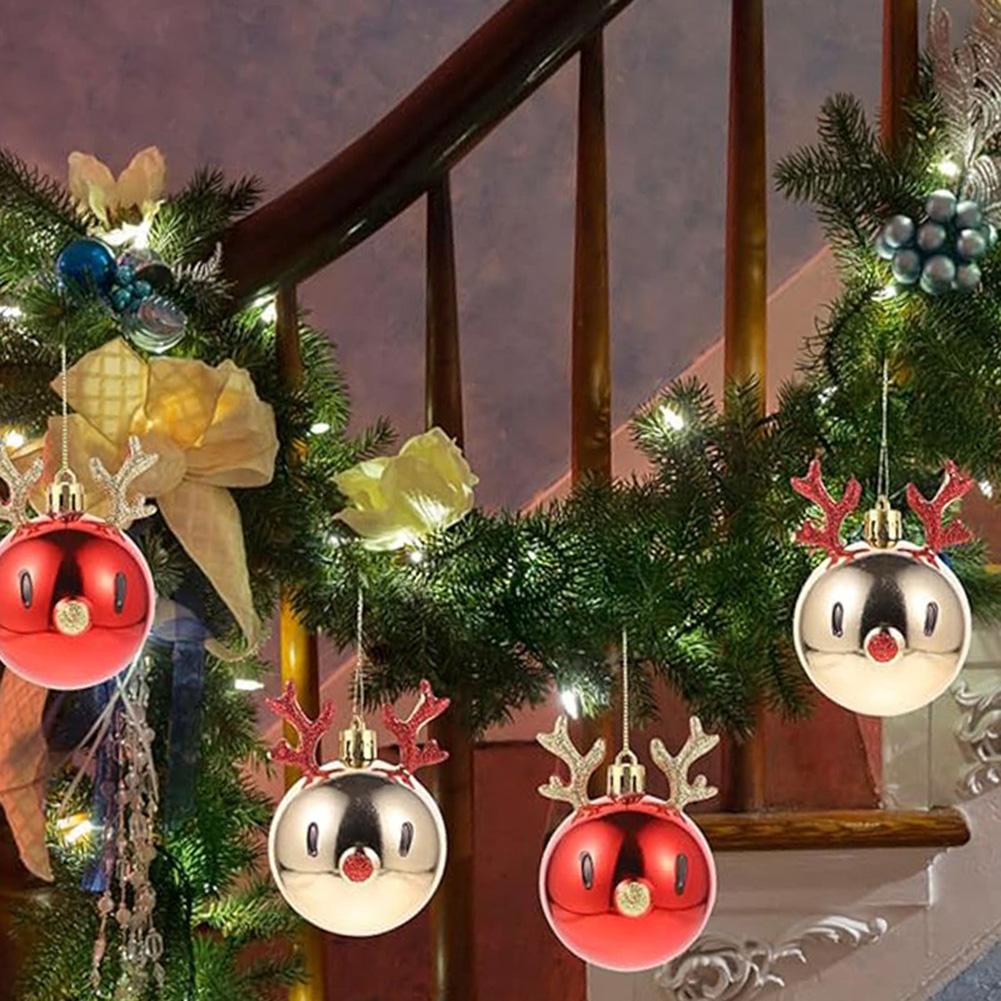 

Festive Hanging Decorations with Charming Elk Design in Rich Colors s красный