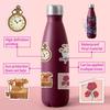 100 Retro Graffiti Stickers: Kids' DIY Waterproof Decorative Stickers for Water Bottles, Luggage, and Cups