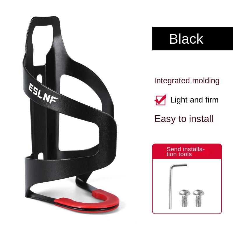 

Велосипедные флягодержатели Велосипед Алюминиевый сплав Легкий Держатель для бутылки с водой для питья Велосипедный держатель для чайника для езды чёрный