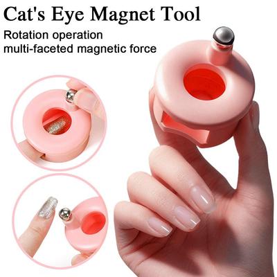 Drehender Katzenaugen-Nagelmagnet Mehrseitiges Präzisions-Magnetwerkzeug Für Glasperlen-Lichteffekt Anfänger-Nagelkunst