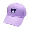 Adult Sanrio Kuromi Kuromi Five-piece Cotton Baseball Cap Sun Hat