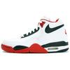 Nike Flight Legacy Myriad Flowers Entice, Tracing Snow For Plum Blossoms, Shopping Bag Mid top Vintage Basketball Shoes BQ4212-100(Team113-S-BOX)