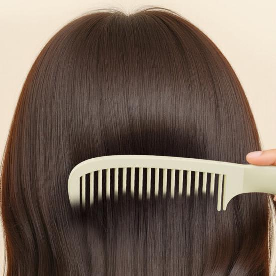 Samostojící hřeben na vlasy Hřeben se zuby ve tvaru U s váženou základnou Muži Ženy Husté Kudrnaté Mokré Vlasy Styling Rozčesávací hřeben