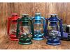 Vintage 25cm Mediterranean Hurricane Kerosene Lamp - Retro Decorative Hanging or Camping Lamp