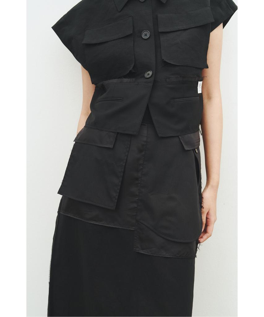 RECODE Inside-Out Sheer Skirt_Rqkam25553Bkx