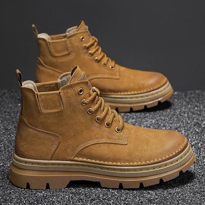 Ankle Boots For Men 2024 Autumn Man Casual Sneakers Non Slip Mens Work Short Boots Wear-Resistant Fashion Ankle Snow Boots