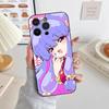 Kawaii S-Shampoo Funny Anime R-Ranma 1 2 Phone Case Cool Black Silicone Soft For IPhone 16 15 14 13 12 11 X XR Plus Pro Max Plus