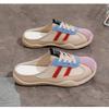 Women Shoes Summer New Breathable Mesh Half Drag Shoes Outdoor Comfort Non Slip Women Platform Sandals Casual Beach Shoes