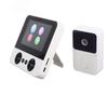 Wireless Video Doorbell System Dual Way Intercom 492.1ft Range Video Doorbell Camera with 4.3 Inch
