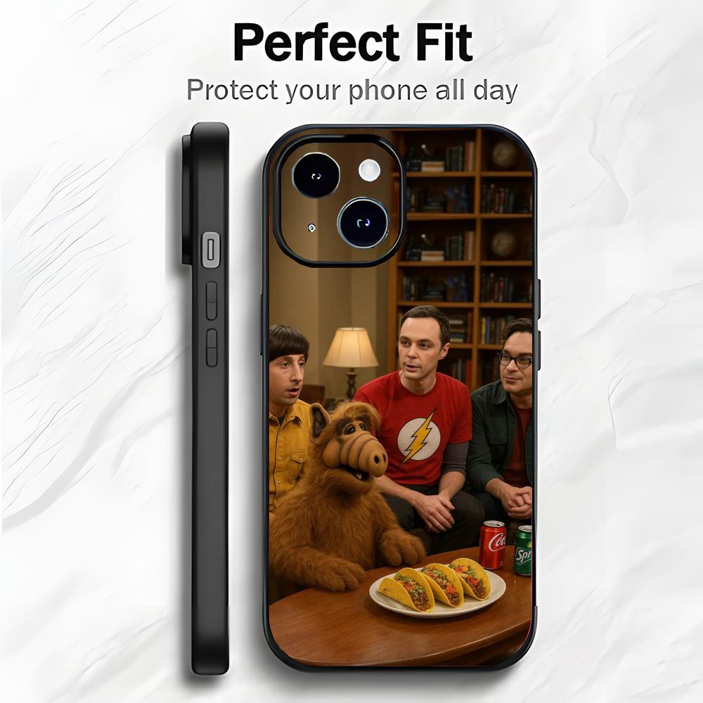 

Classic Funny Anime A-Alf Phone Case Phone Case Soft Packaging Lightweight For iPhone17 16 15 14 13ProMax iphone12promax