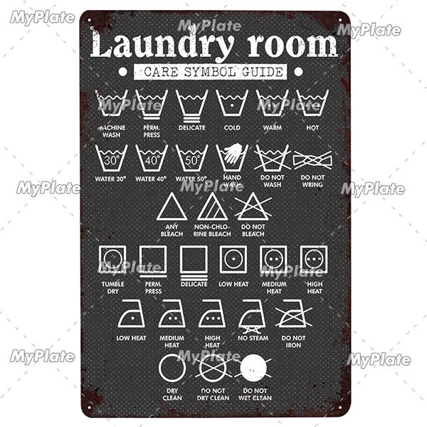 [MyPlate] Wäscherei-Vintage-Metallschild, Blechschild, Toilettendekoration, Männerhöhle, Plakette für Zuhause, Wanddekoration, Barschild, Heimdekoration, Heimposter