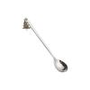 New Year  Stainless Steel Christmas Spoons Xmas Party Coffee Spoon with Christmas Pendant Christmas Decorations Noel Gift
