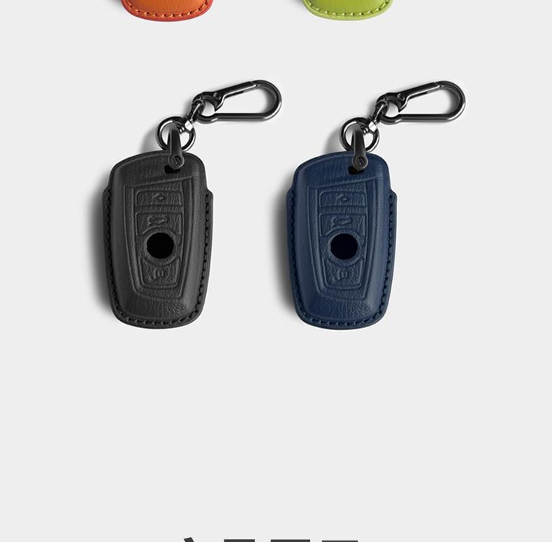 Originální kožené pouzdro na klíče pro starší modely BMW: Řada 3 GT, Řada 5, X1, X2, X3, X4, X5, X6