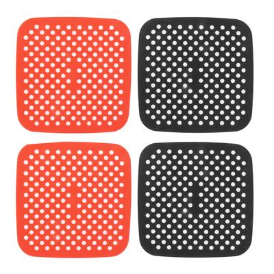 Reusable Air Fryer Mats Stick Proof Dishwasher Safe Oil Resistant Silicone Air Fryer Liner for Oven