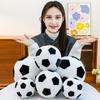 Baizihuahu Soccer Plush Toy, Football Shaped Stuffed Animal, Soft Hug Pillow for Sports Fans, Game Day Gift Kids Boys Girls