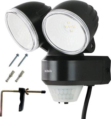Daishin AC 100V Motion Sensor Motion Easy Security Light for High Wide Waterproof and Rainproof Floodlight DLA-N4T200 Light, Outdoor, LED, Outlet,