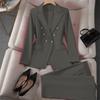 Spring Red Suit Jacket Female Professional Temperament Commuter Small Fashion Suit Suit Female