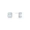 Awesome Square Silver Earrings OTE122909QWW