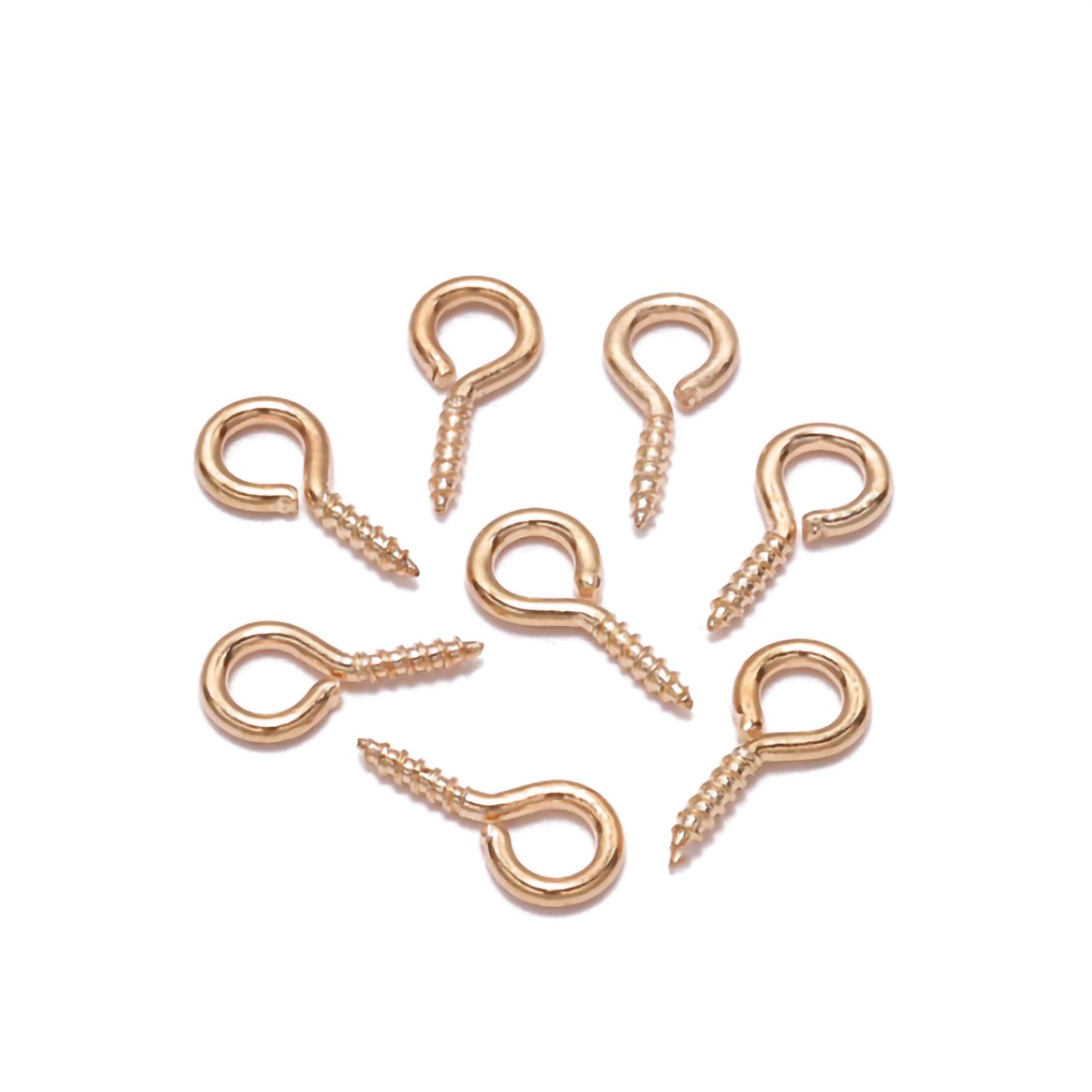 200Pcs Eye Hooks Finely Polished Hand