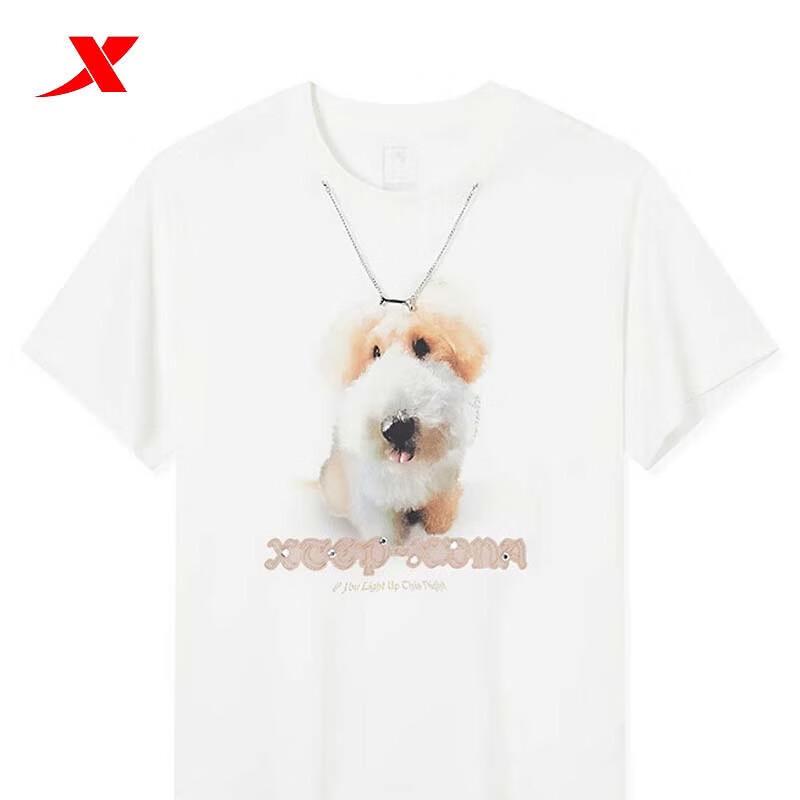 XTEP Women s Short Sleeve T-Shirt Breathable Sweat-Wicking Sports Top L