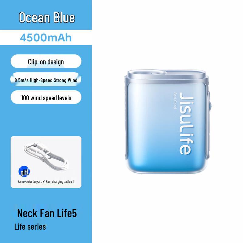 Jisu Portable Wearable Neck Fan
