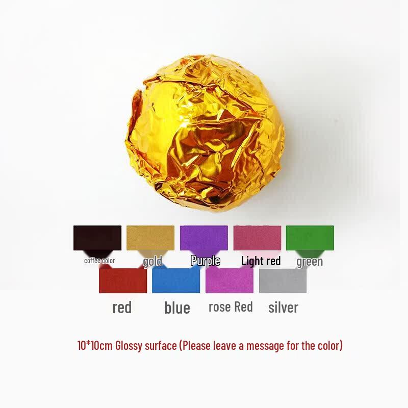 Food-Grade Golden Foil Wrappers