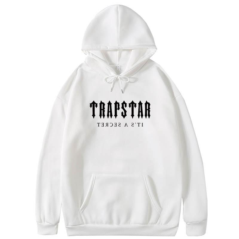 Completo Felpa con Cappuccio e Pantaloni Trapstar Stampati - Oversize Streetwear Cotone Pile Tuta Sportiva Gioventù