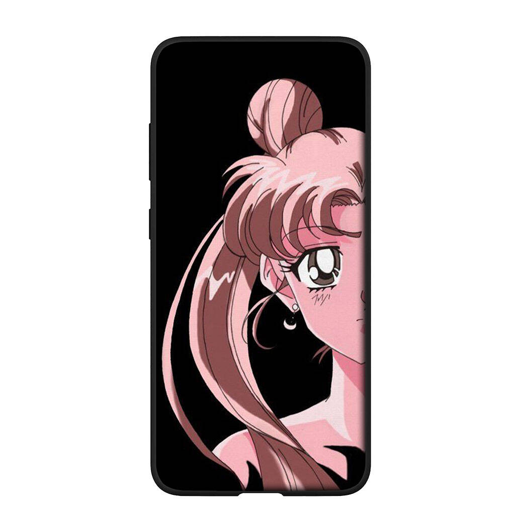Phone Case for iPhone 17 16 15 Plus XR Huawei P30 P20 Lite Redmi Note 14 12 11 13 Pro Max OPPO A60 A80 A40 A18 A38 A54 Cartoon Sailor Moon Girl Cover