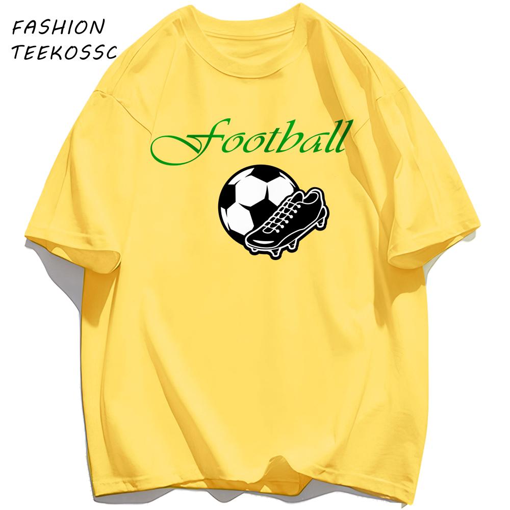 Football Is A Very Healthy Sport TShirt Men Summer AllMatch TShirts ONeck Casual Short Sleeve Hip Hop Cotton Streetwear