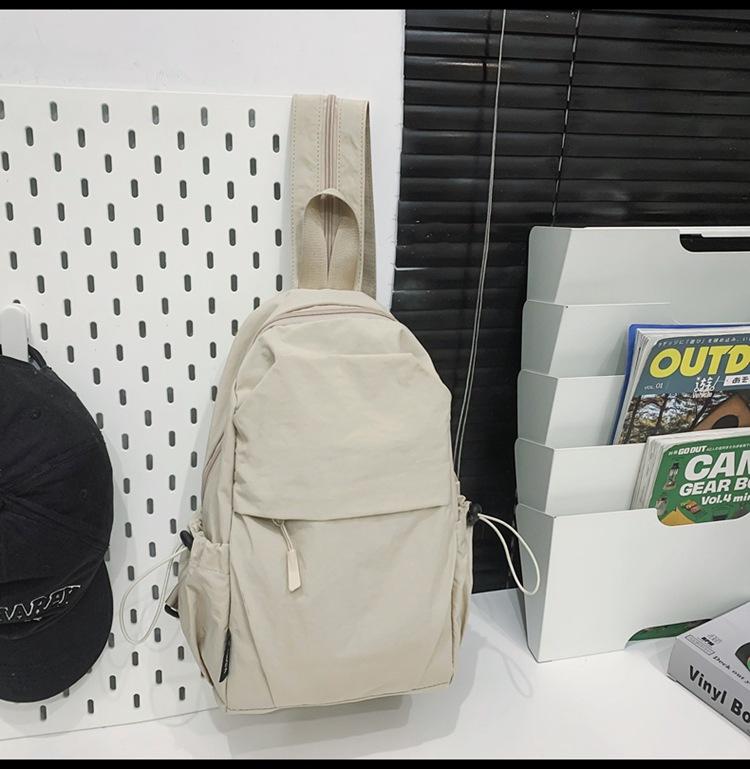 Schoolbag Mountain Functional Small Backpack Men's 1011 New Fashion Outdoor Breast Bag Women's Versatile Satchel Student Casual Backpack