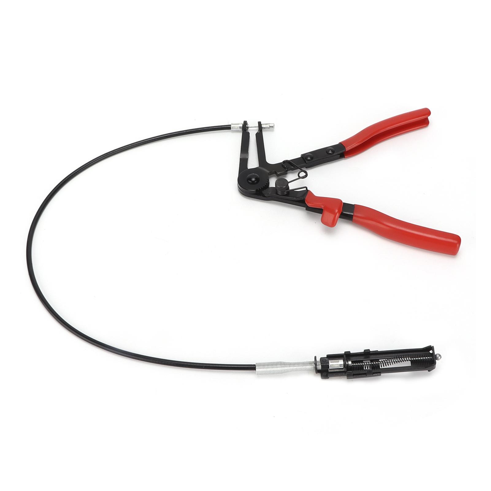 

Flexible Wire Hose Clamp Plier Steel RustProof Red Black Automobile Repairing Tool
