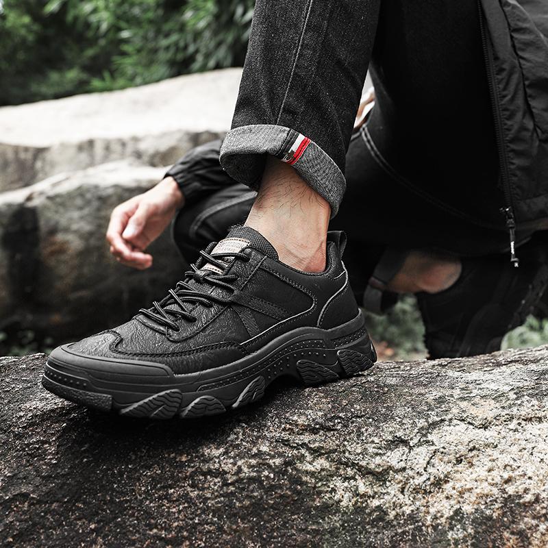 Men's Casual Shoes Comfortable Business Shoes Lace Up Leather Sneakers Driving Shoes Men Outdoor Fashion Moccasins Footwear