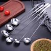 Ice Cream Coffee Mixing Flatware Kitchen Utensil Stirring Spoon Cocktail Spoon Bartender Tool