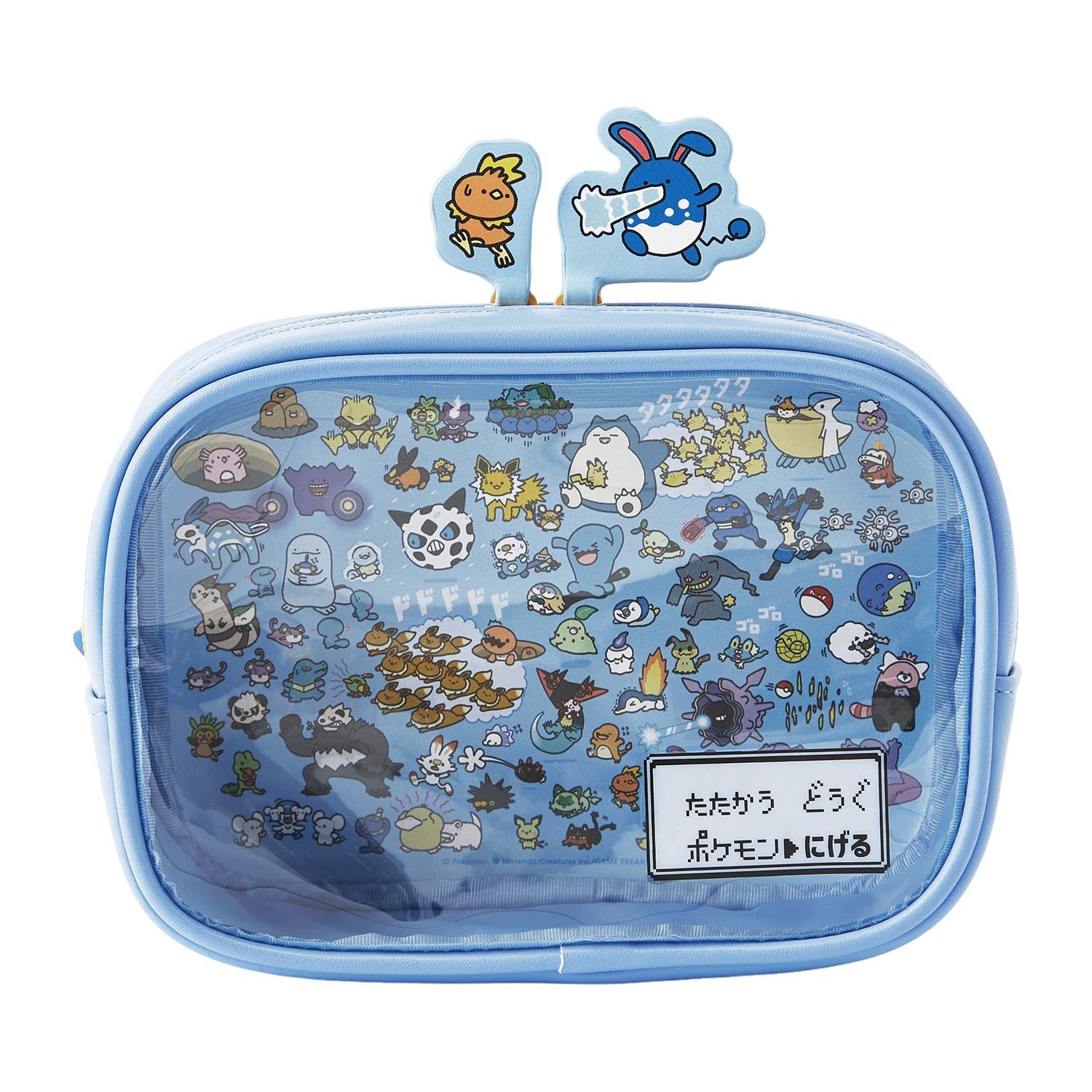 

Pokemon Clear Pouch Escape Azumarill & Torchic Japan NEW