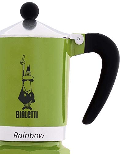 Bialetti Rainbow Stovetop Espresso Maker 1 Cup Green